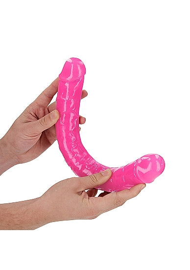 Realrock 15" Glow-N-Dark Double Dong Pink