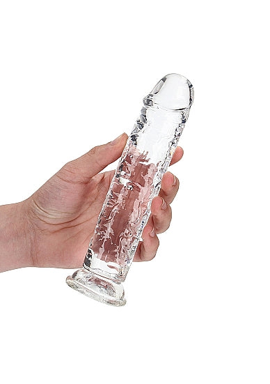 Realrock 7" Straight Dildo Clear