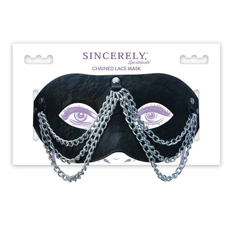 Sincerely Chained Lace Mask