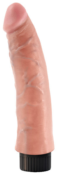 King Cock 7" Vibrating Cock Flesh