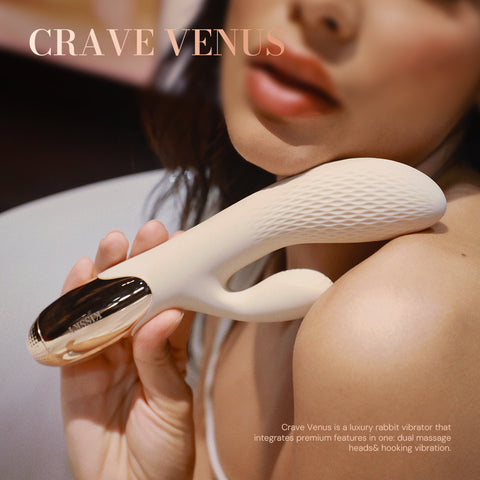 Kissky Crave Venus Luxury Rabbit Vibrator + Premium Jewellery Box Case