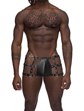 Male Power Fetish Vulcan Cage Short L/XL - PAK155