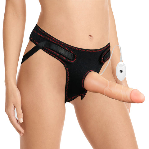 Lovetoy Ingen 7.5" Vibrating Strap on Set - LV715116
