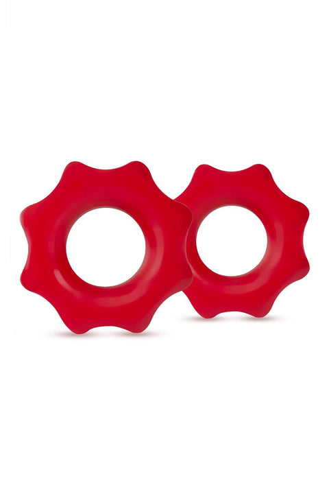 Stay Hard Nutz Red Set of 2