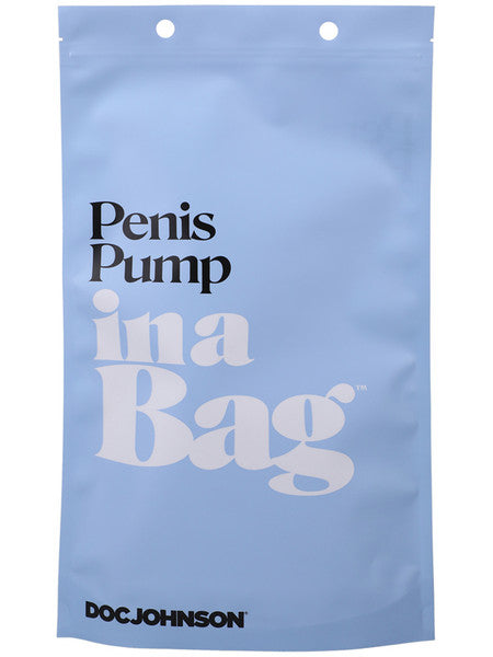 Penis Pump in a Bag  Clear