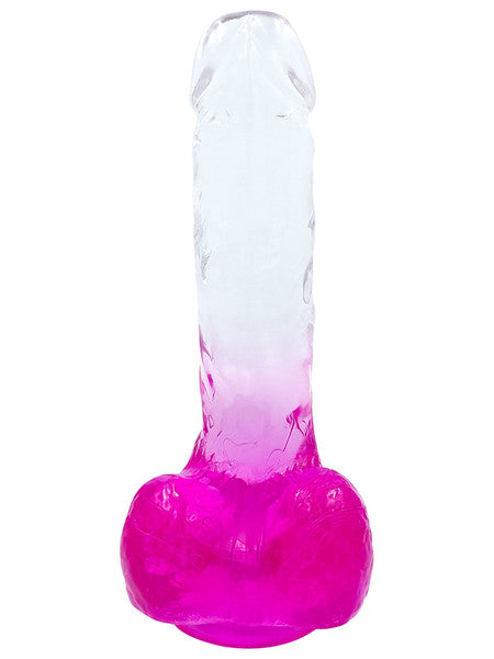Playful Riders 7" Cock with Balls Pink