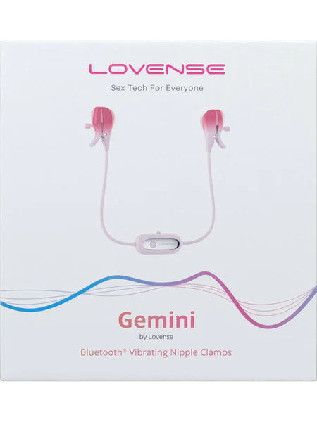 Lovense Gemini App Controlled Vibrating Nipple Clamps