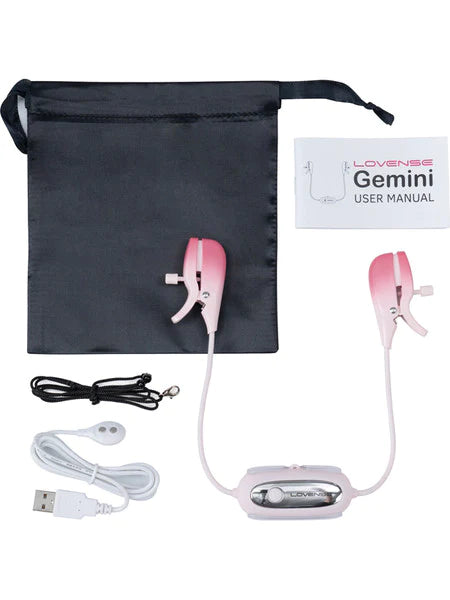 Lovense Gemini App Controlled Vibrating Nipple Clamps