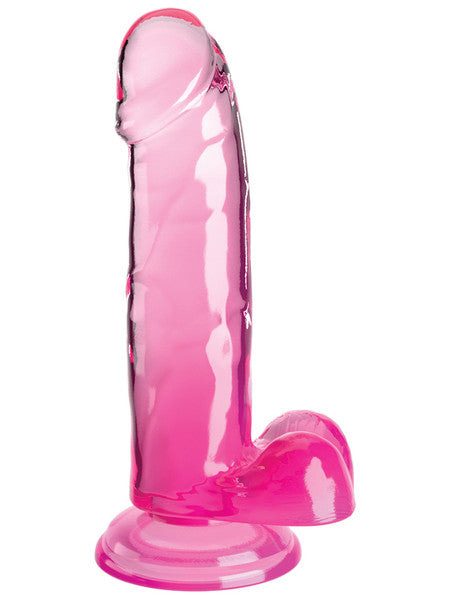 King Cock Clear Pink 7" with Balls