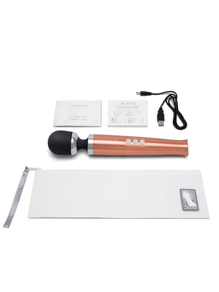 Le Wand Diecast Rechargable Massager Rose Gold