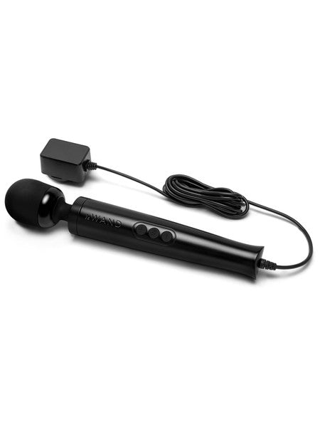 Le Wand Die Cast Plug In Massager Black