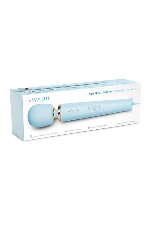 Le Wand Plug In Massager Sky Blue