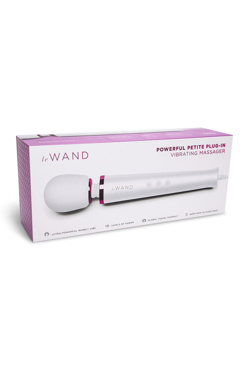 Le Wand Petite Plug In Massager White