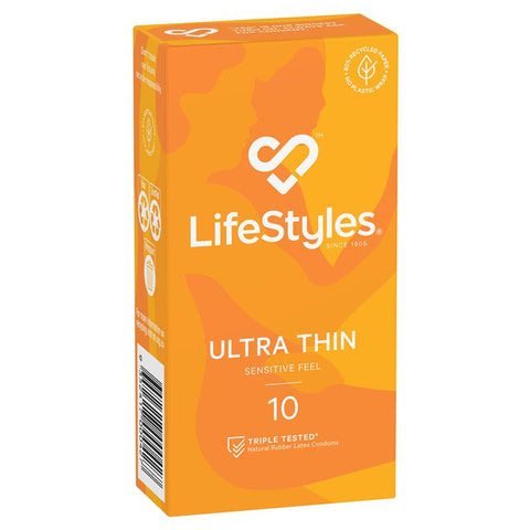 Lifestyles Condoms Ultra Thin 10 Pack
