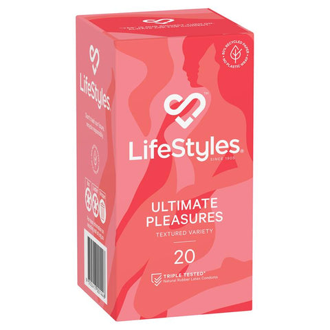 Condoms Ultimate Pleasures 20 Pack