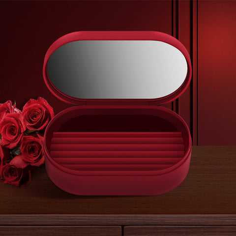 Kissky Premium Jewellery Box Sex Toy Case Red