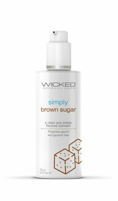 Wicked Simply Brown Sugar Lube 2 oz/70ml