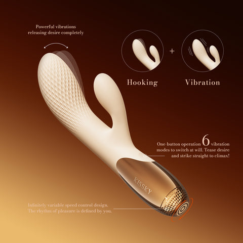 Kissky Crave Venus Luxury Rabbit Vibrator + Premium Jewellery Box Case