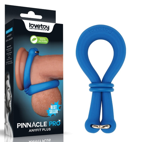 Lovetoy Pinnacle Pro Anyfit Plus Stretcher Ring Blue