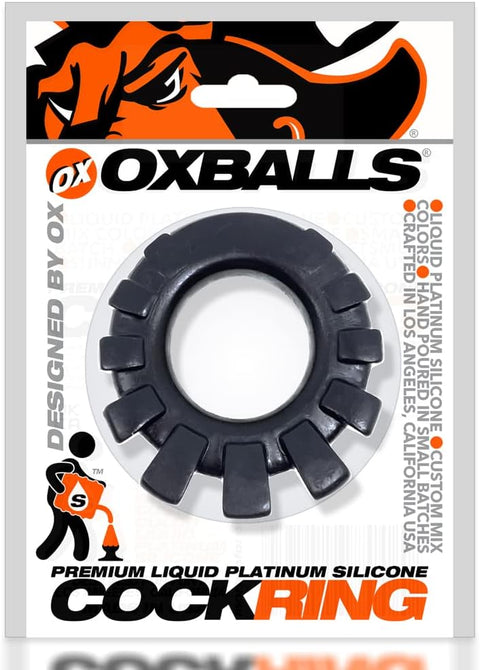 Oxballs Cock-Lug Silicone Comfort Cockring - Black