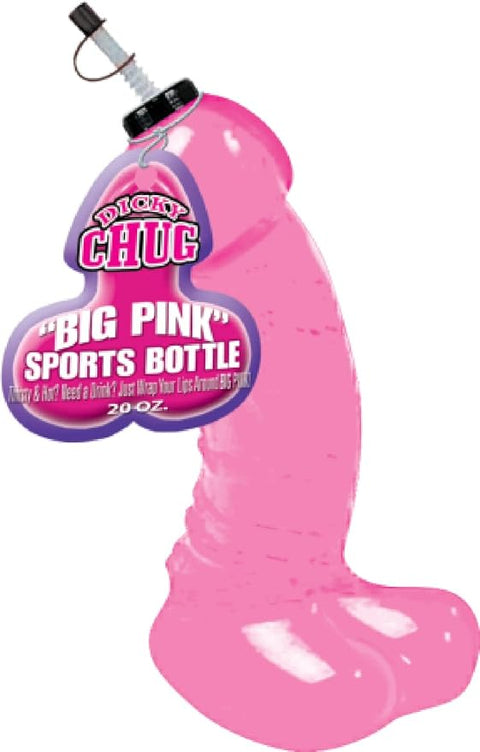 Dicky Chug Big Sports Bottle - Pink 20oz