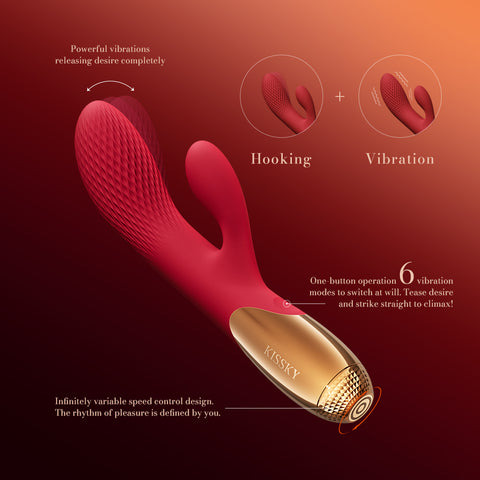 Kissky Wild Venus Luxury Rabbit Vibrator + Premium Jewellery Box Case