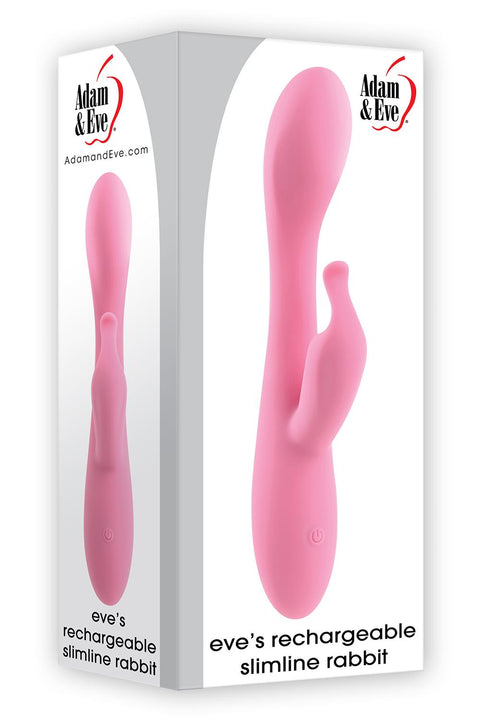 Adam & Eve Rechargeable Slimline Rabbit Adam & Eve Rechargeable Slimline Rabbit