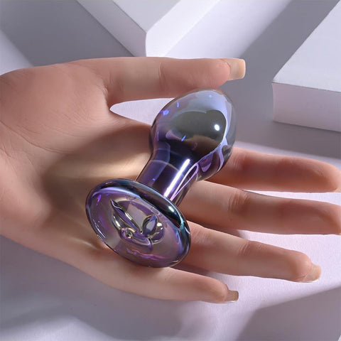 Playboy Pleasure Jewels Plug Glass Butt Plug