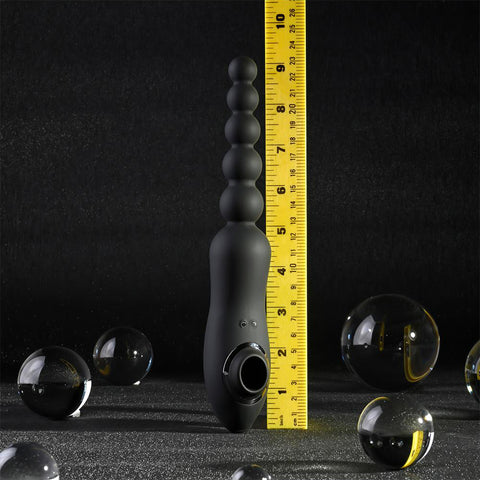 Playboy Pleasure Let It Bead Anal Beads with Clitoral Suction