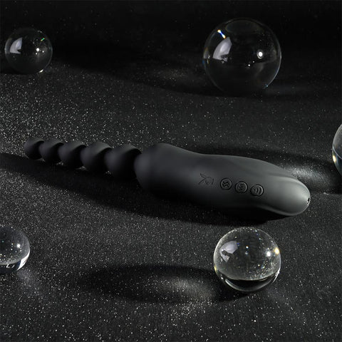 Playboy Pleasure Let It Bead Anal Beads with Clitoral Suction