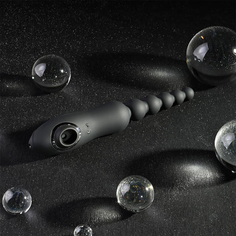 Playboy Pleasure Let It Bead Anal Beads with Clitoral Suction