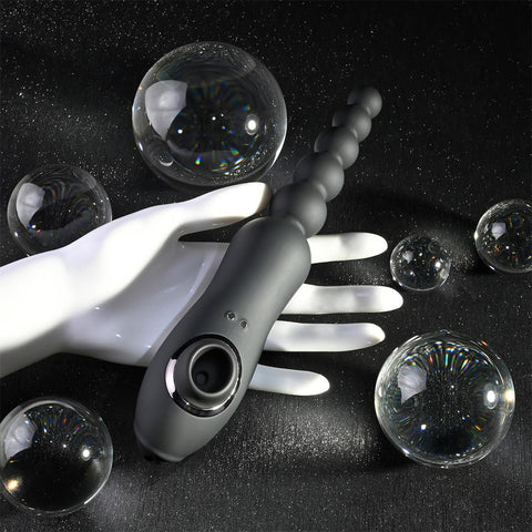 Playboy Pleasure Let It Bead Anal Beads with Clitoral Suction