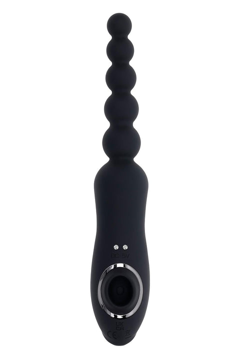 Playboy Pleasure Let It Bead Anal Beads with Clitoral Suction