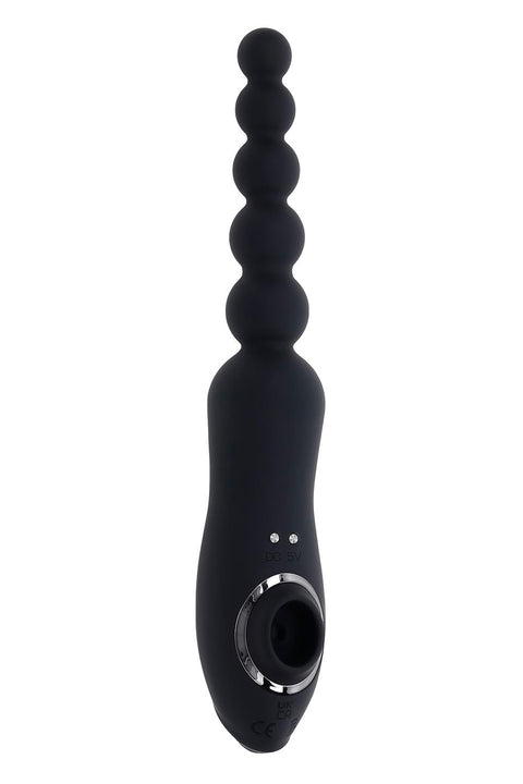 Playboy Pleasure Let It Bead Anal Beads with Clitoral Suction