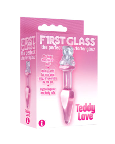 First Glass Teddy Love Butt Plug