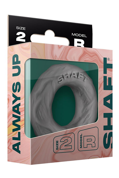 Shaft Model R Size 2 Cock Ring Grey