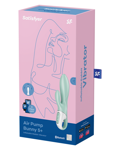 Satisfyer Air Pump Bunny 5+ Green