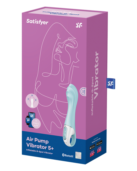 Satisfyer Air Pump Vibe 5+ Blue