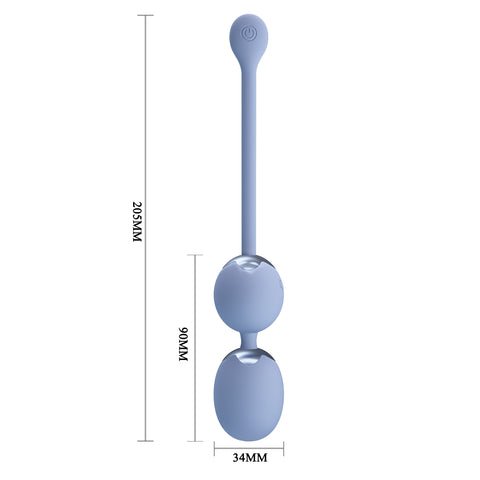 Pretty Love Willie 6 Kegel Balls Blue BI-014548W-A5