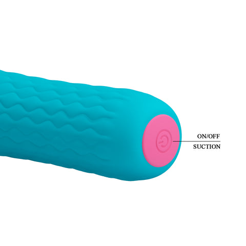 Pretty Love Quentin Sucking Clitoral Vibrator Teal 564