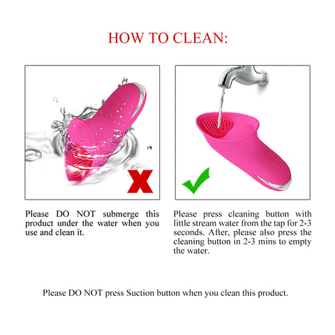 Pretty Love Isaac Clitoral Suction Vibe Pink