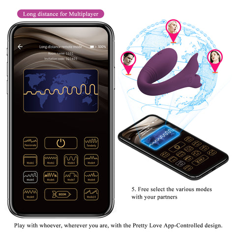 Pretty Love Jayleen Couple's Vibrator - 911HP