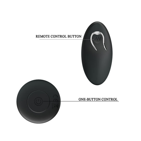 Mr Play 12 Function Vibrating Anal Plug
