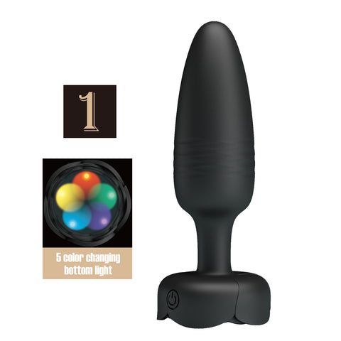 Pretty Love Tarion 1 Vibrating Butt Plug with LED Lights BI-040181