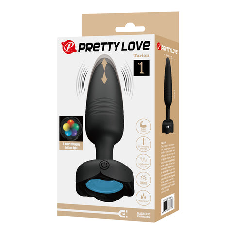 Pretty Love Tarion 1 Vibrating Butt Plug with LED Lights BI-040181