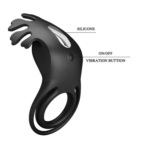 Pretty Love Ruben Penis Ring Black BI-210311-1