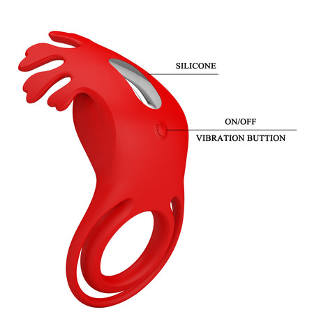 Pretty Love Ruben Penis Ring Red BI-210311