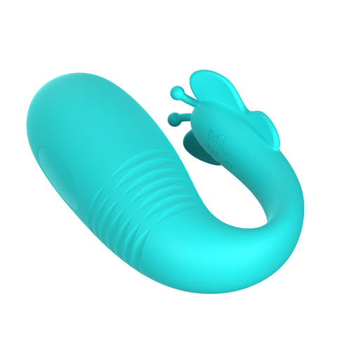 Pretty Love Remi Butterfly Vibrator Teal Bi-300093 W