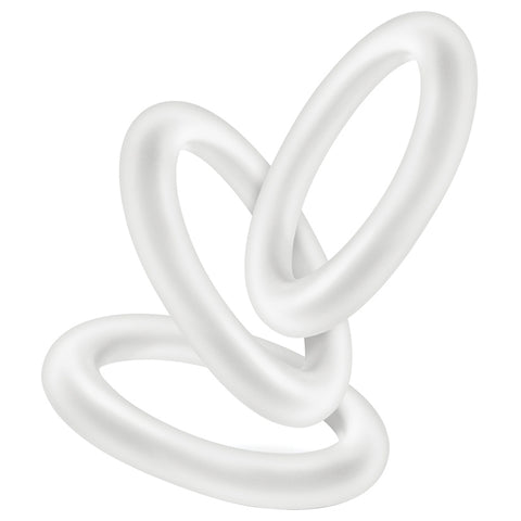 Performance VS2  Cockring 3 Pack Small White