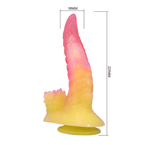 Power Monsters Flame Beast 8.8" Fantasy/Tentacle Dildo